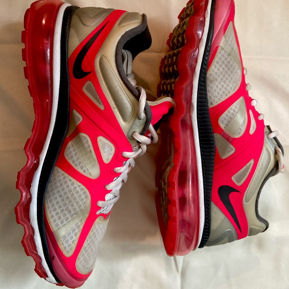 Nike Airmax Fitsole Hot Pink & White Sneakers 7.5